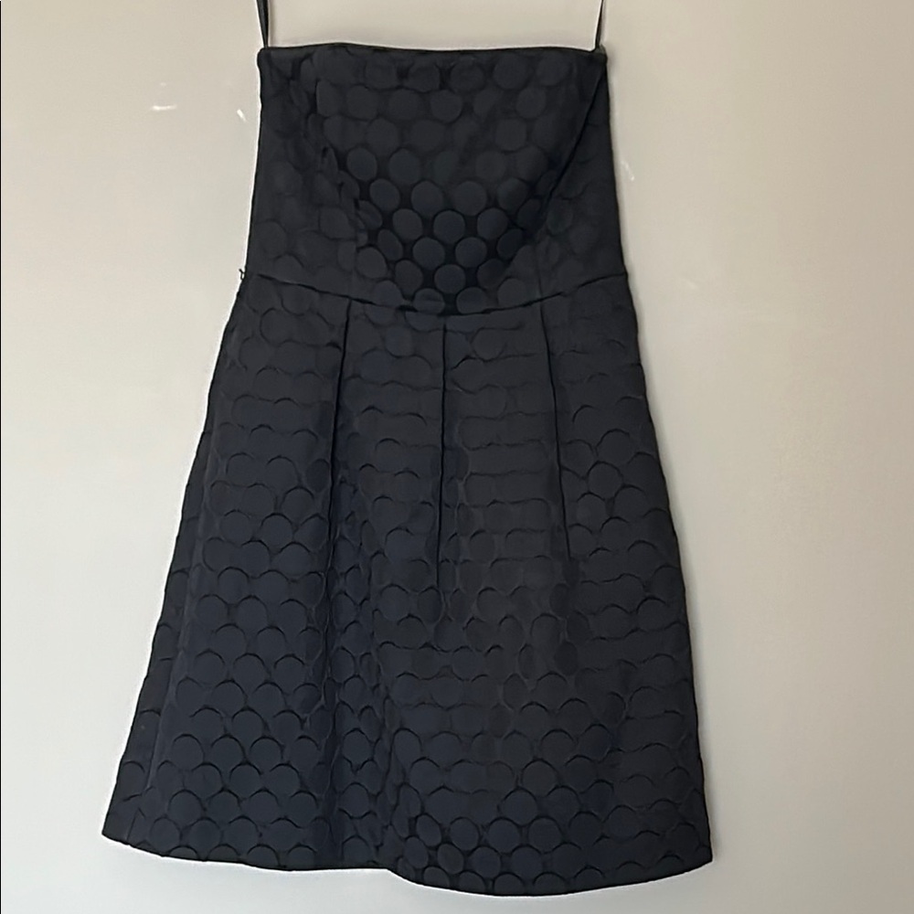 White House Black Market Black Pleated A-line Cocktail Dress Homecoming